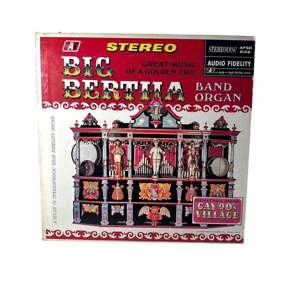 Paul Eakins Big Bertha Band Organ Record Album Vinyl Record LP AFSD 6145